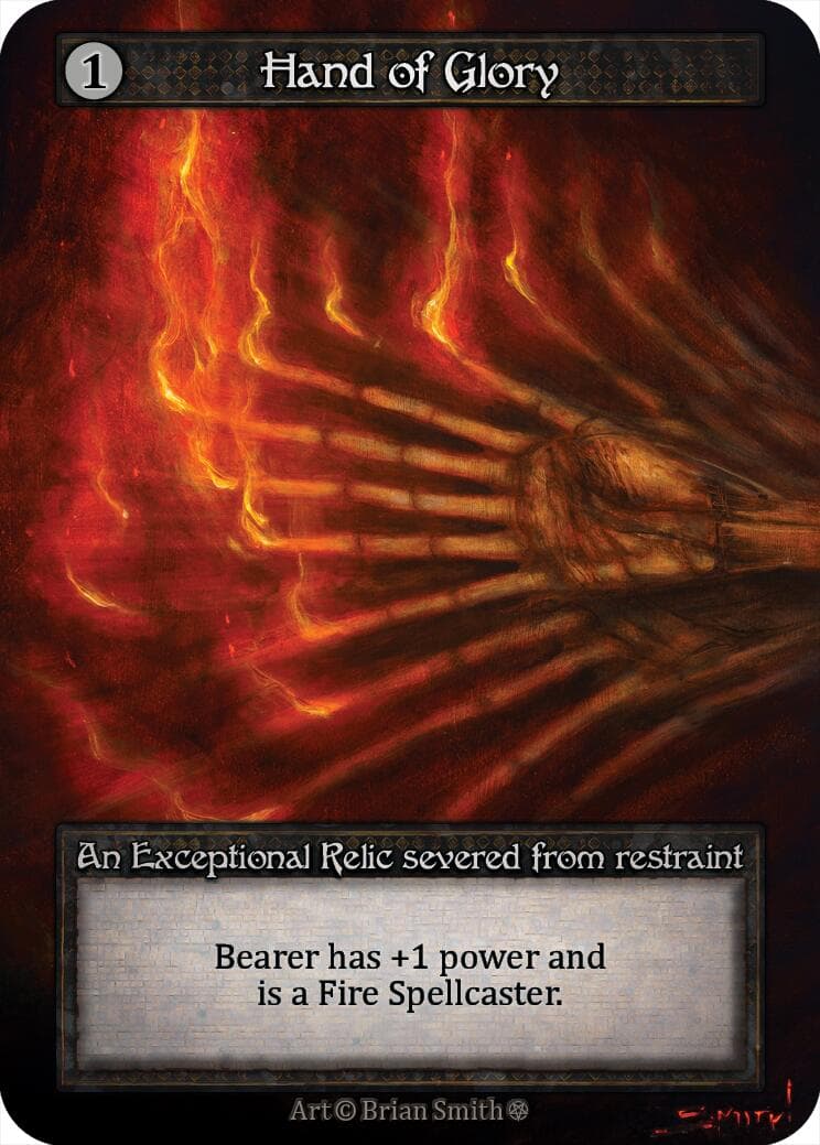Hand of Glory — Gothic card