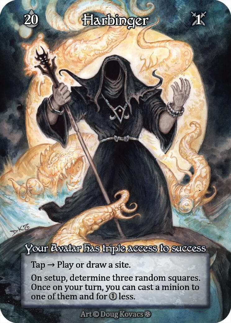 Harbinger (Foil) — Gothic card