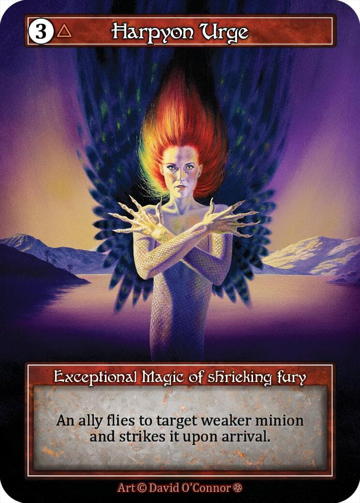 Harpyon Urge (Foil) — Gothic card