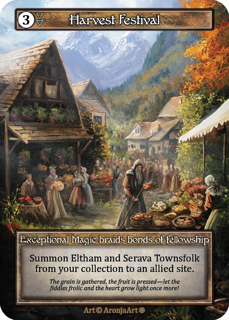 Harvest Festival (Foil) — Gothic card
