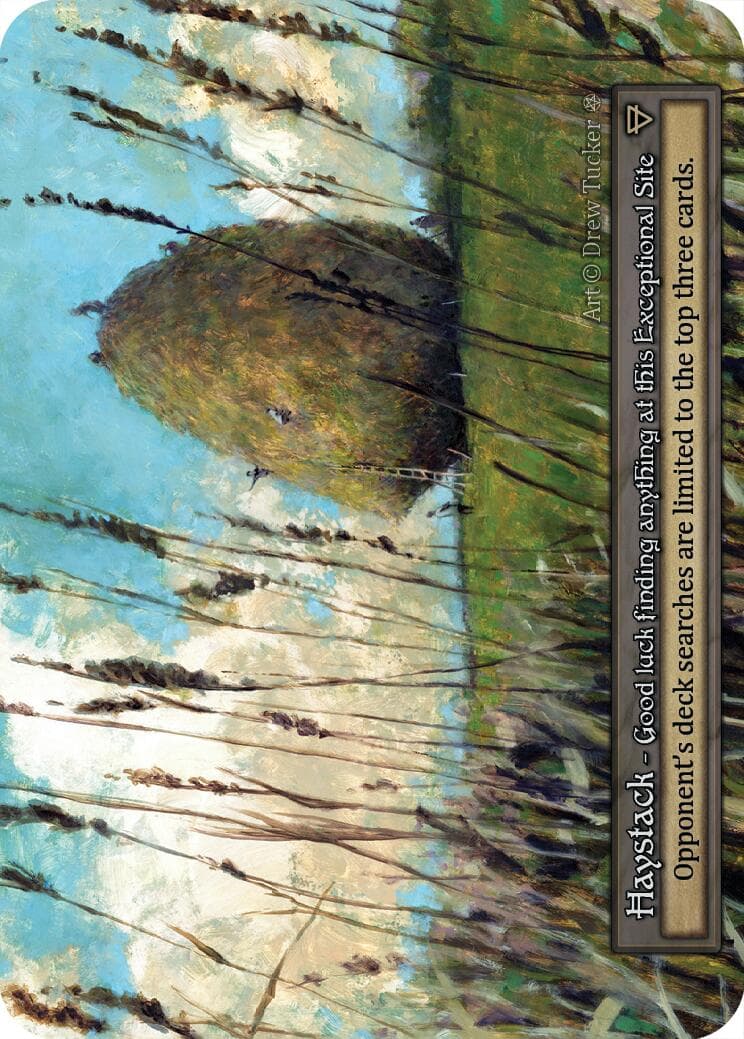 Haystack — Gothic card