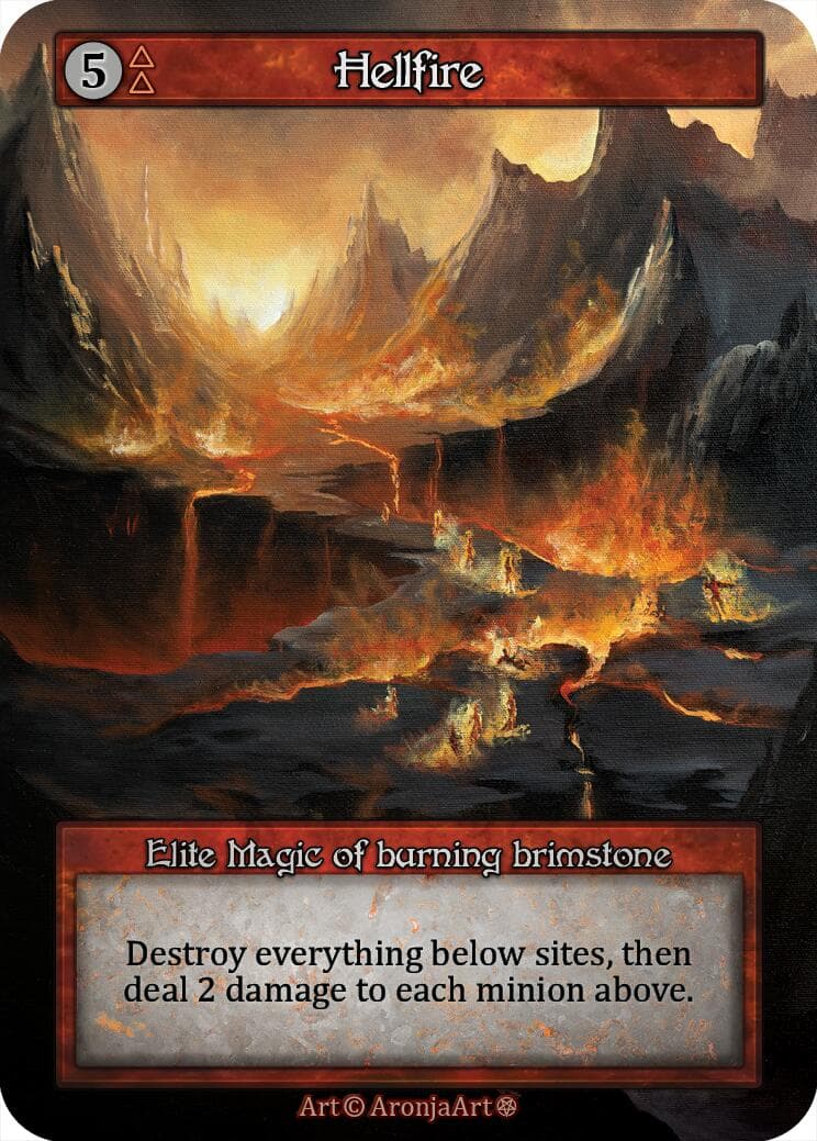 Hellfire — Gothic card
