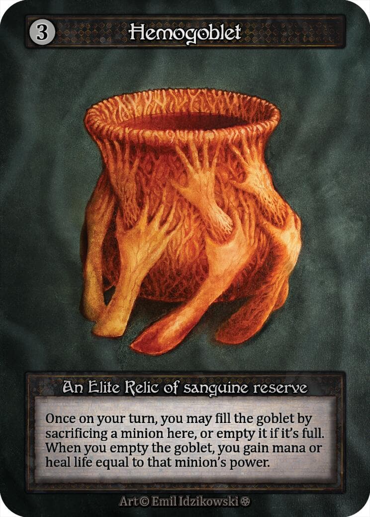 Hemogoblet — Gothic card