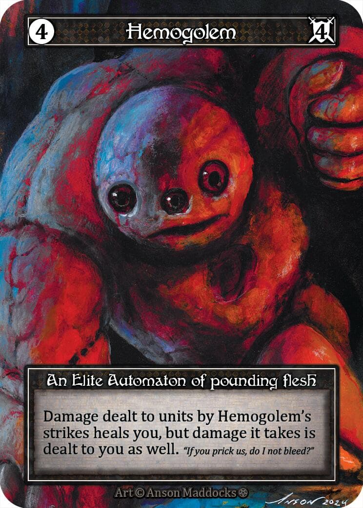 Hemogolem (Foil) — Gothic card