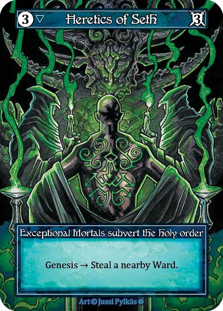 Heretics of Seth (Foil) — Gothic card