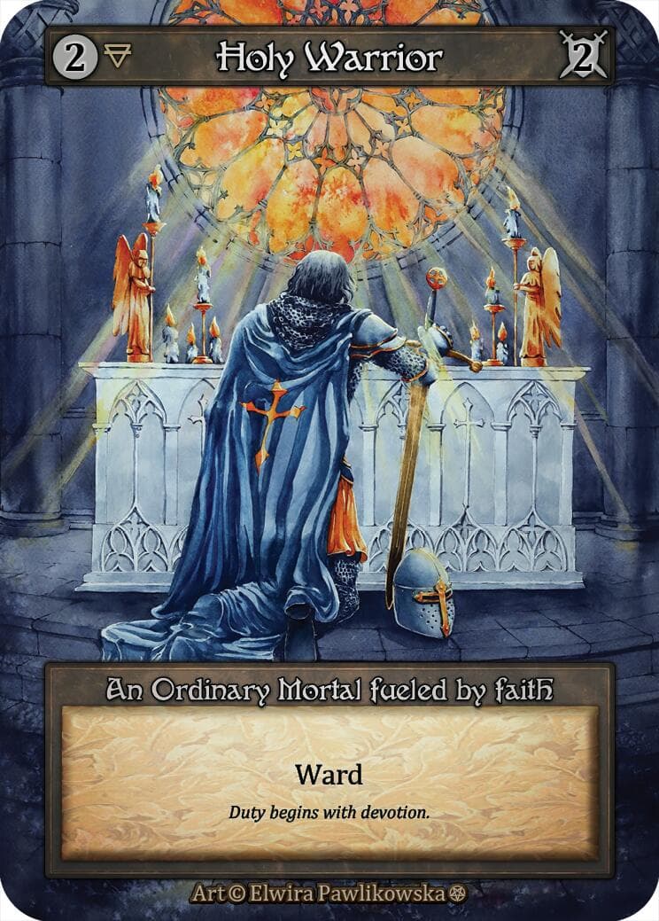 Holy Warrior — Gothic card