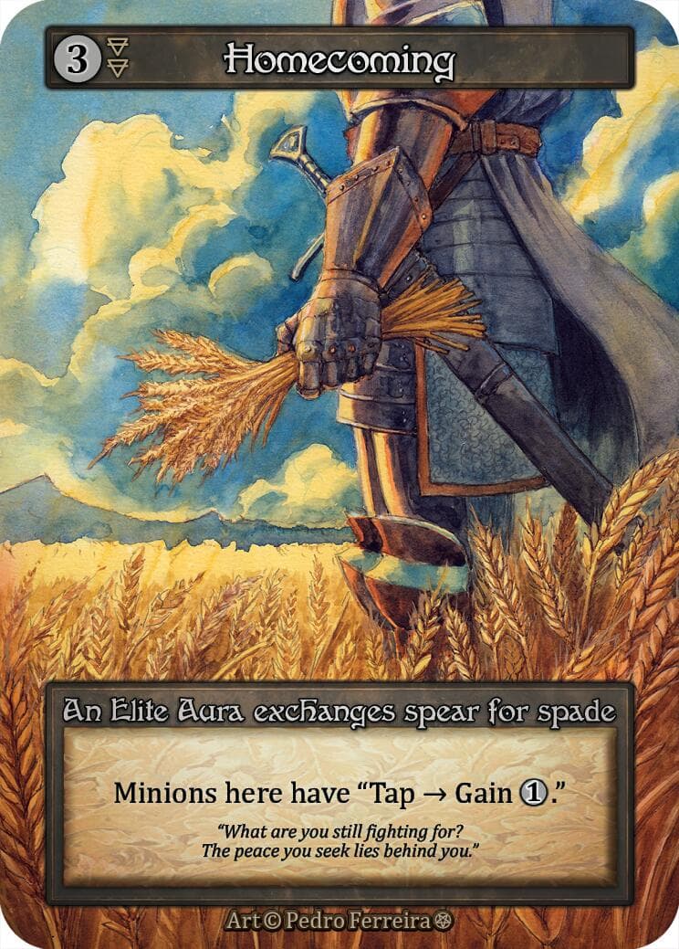 Homecoming — Gothic card