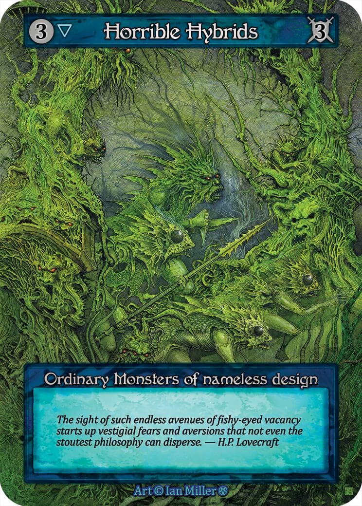 Horrible Hybrids — Gothic card