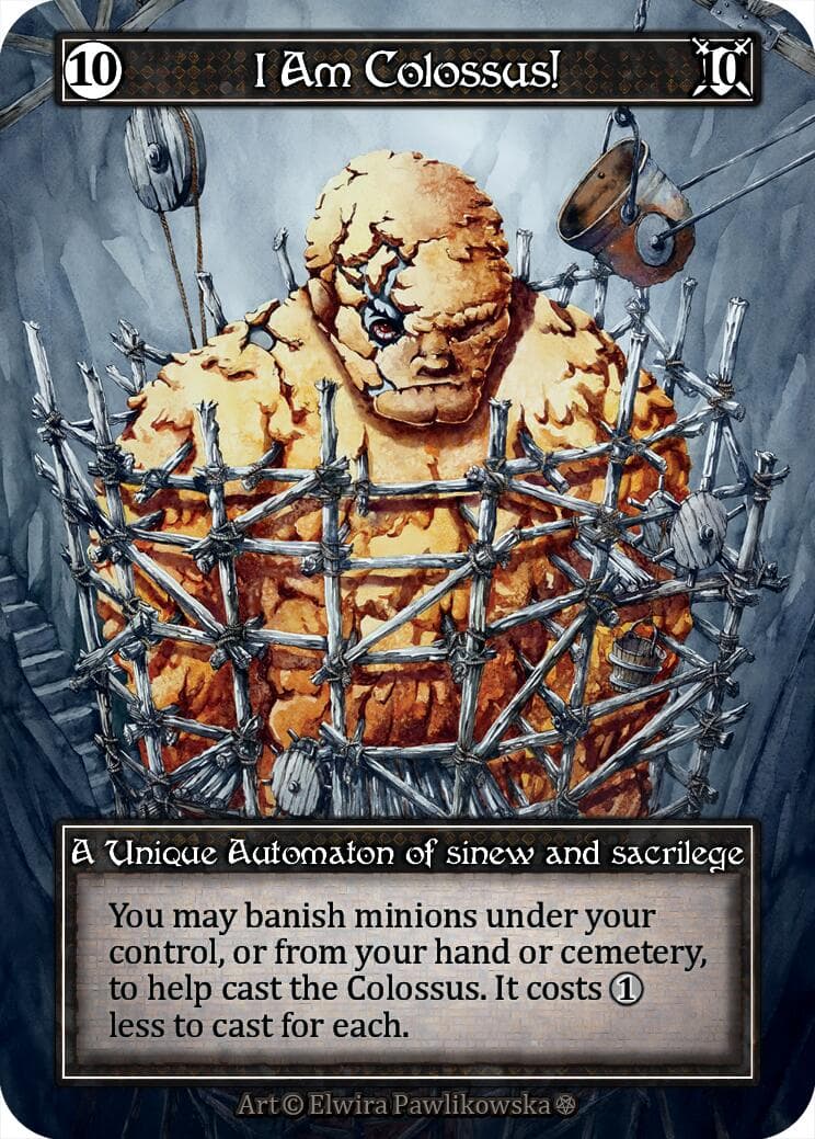 I Am Colossus! (Foil) — Gothic card
