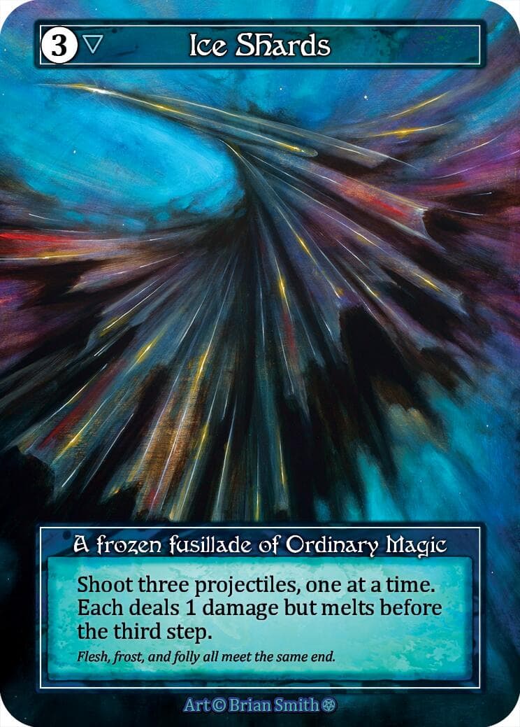 Ice Shards (Foil) — Gothic card