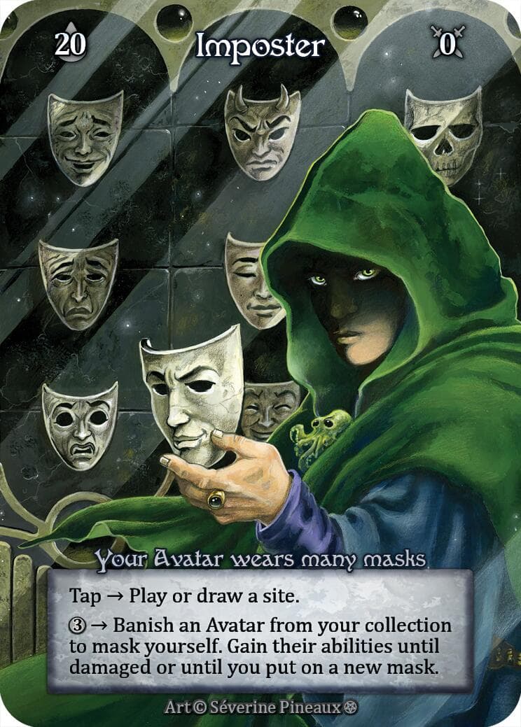 Imposter — Gothic card