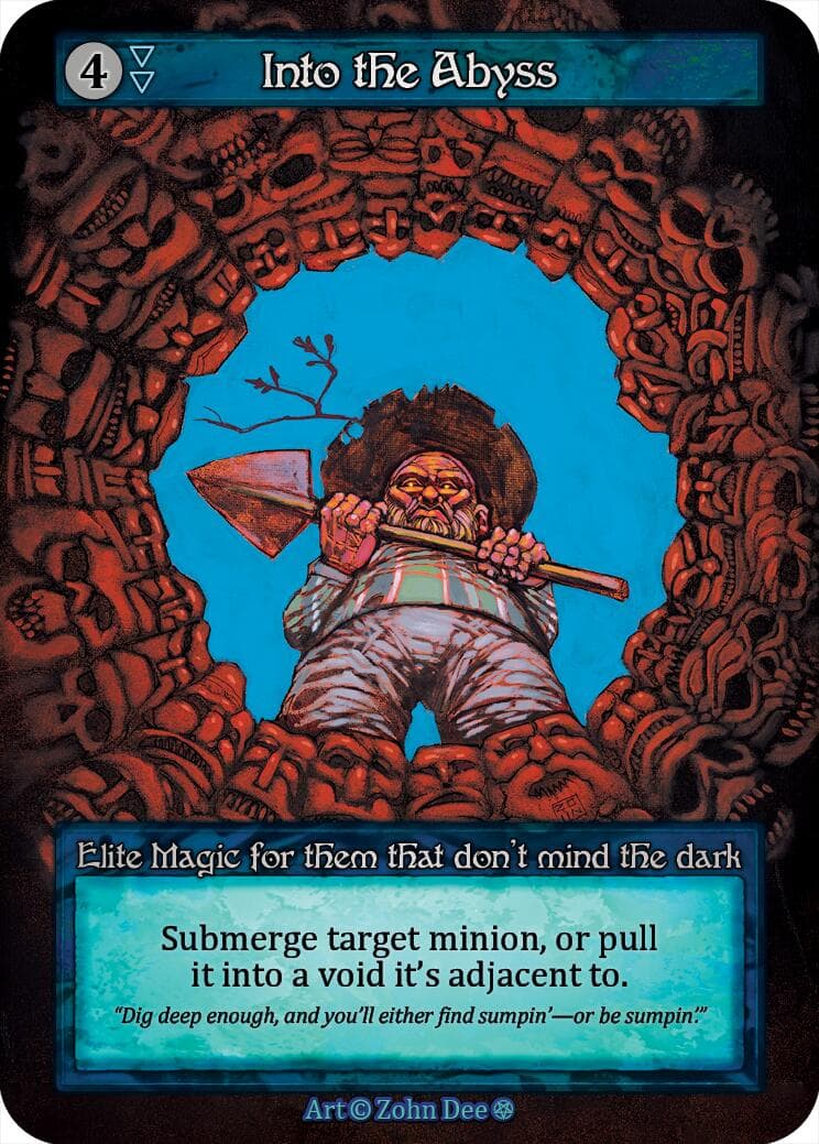Into the Abyss — Gothic card