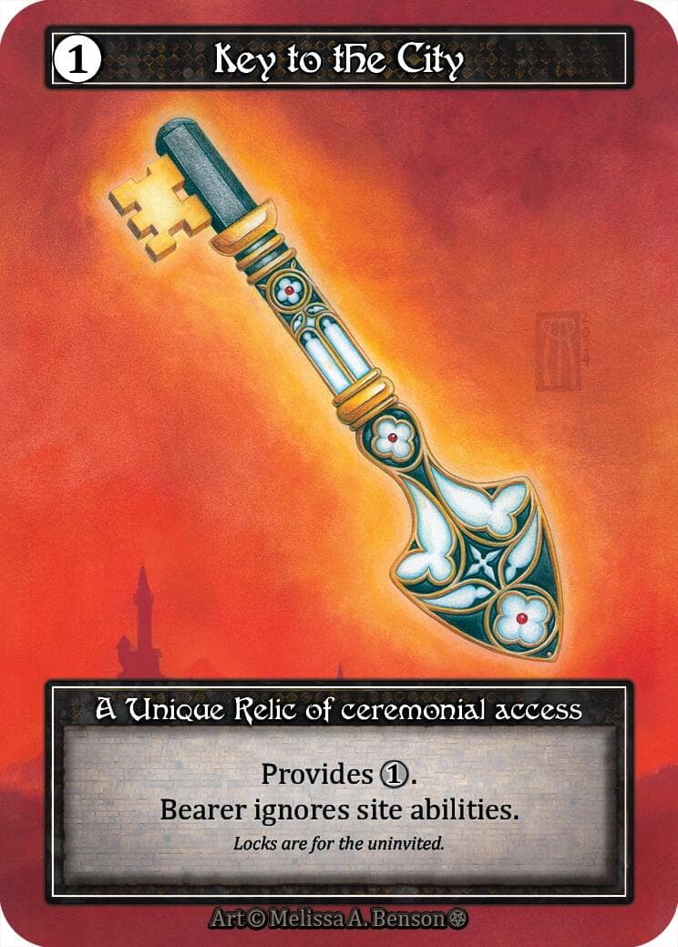 Key to the City (Foil) — Gothic card