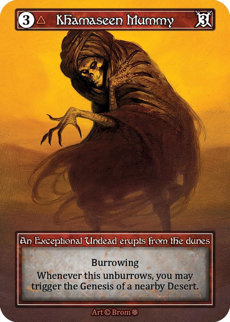 Khamaseen Mummy (Foil) — Gothic card