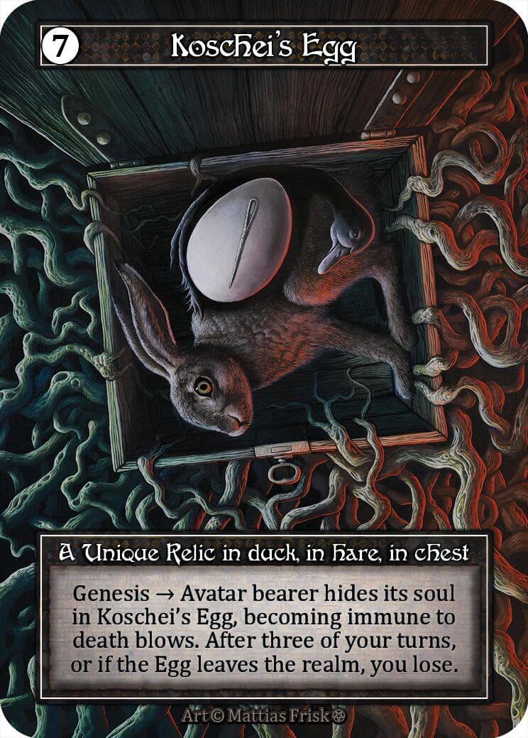 Koschei's Egg (Foil) — Gothic card