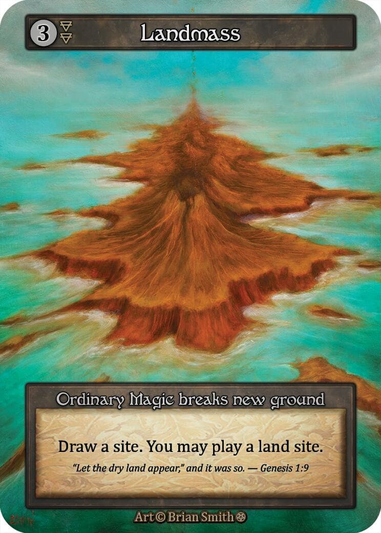 Landmass — Gothic card