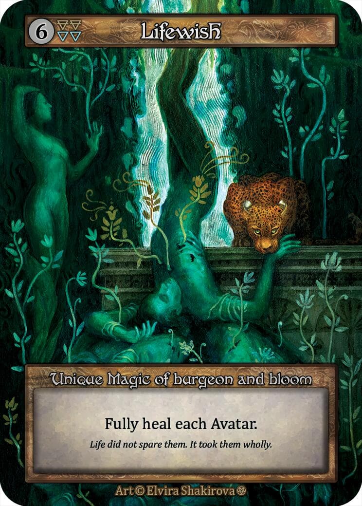 Lifewish — Gothic card