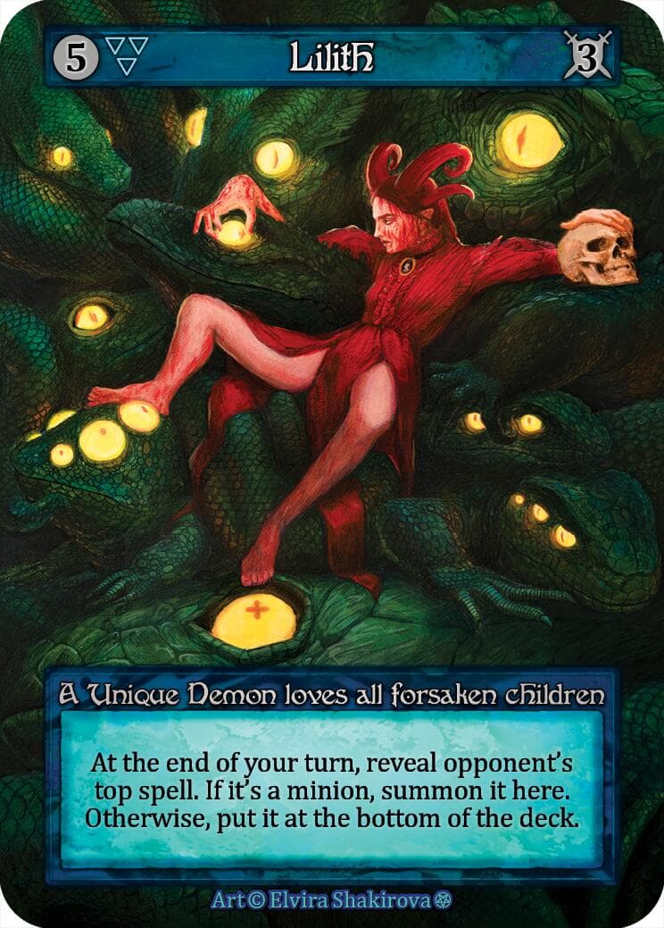 Lilith — Gothic card