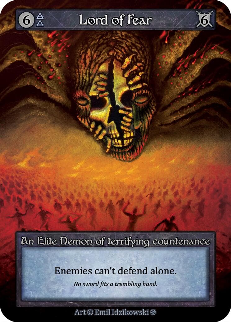 Lord of Fear — Gothic card