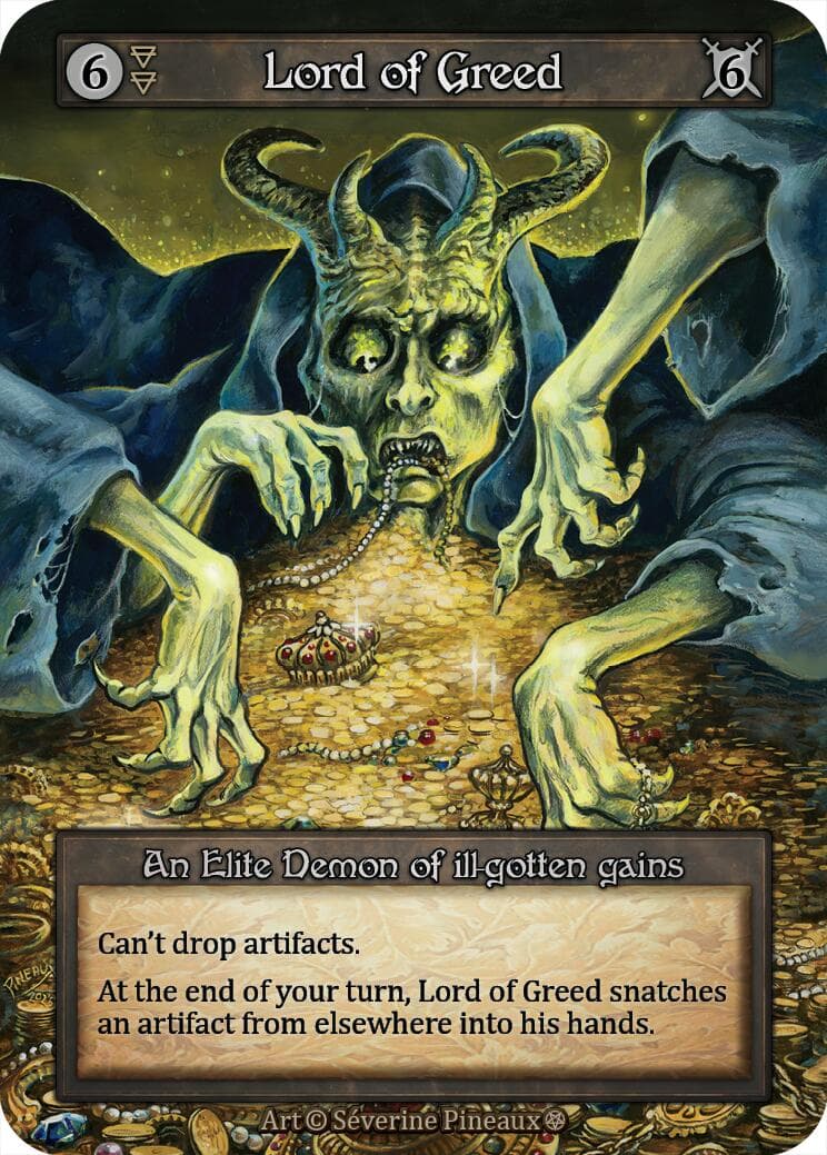 Lord of Greed — Gothic card