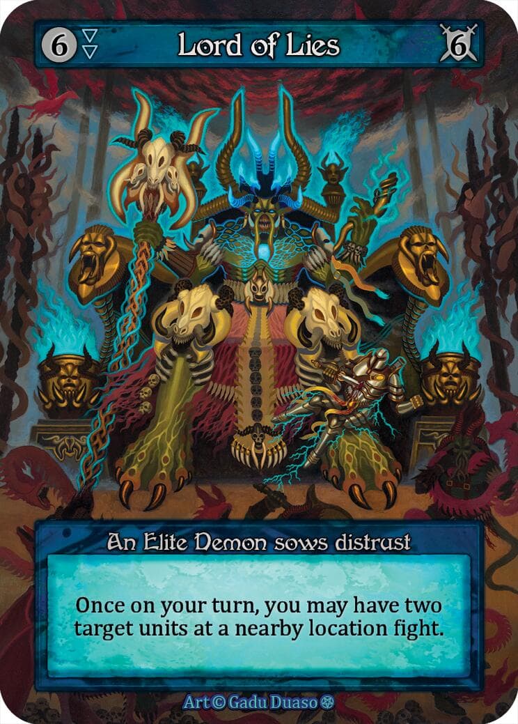 Lord of Lies — Gothic card