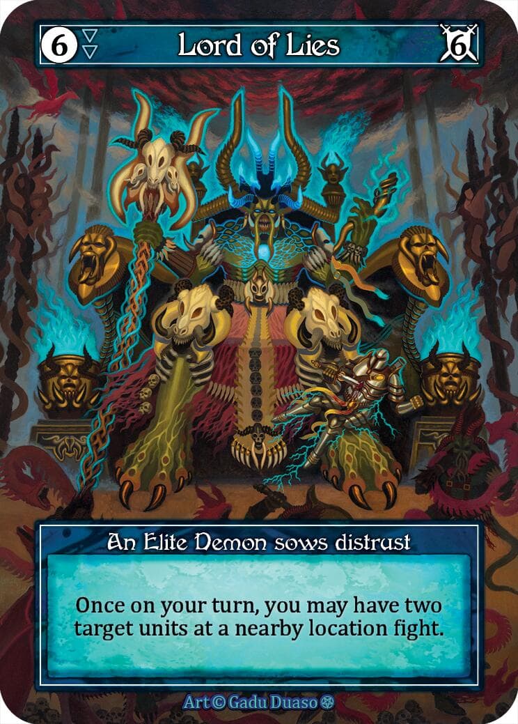 Lord of Lies (Foil) — Gothic card