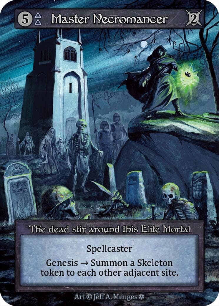Master Necromancer — Gothic card