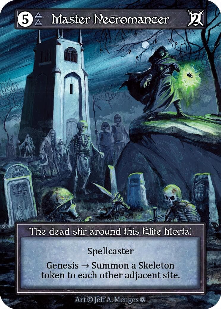 Master Necromancer (Foil) — Gothic card