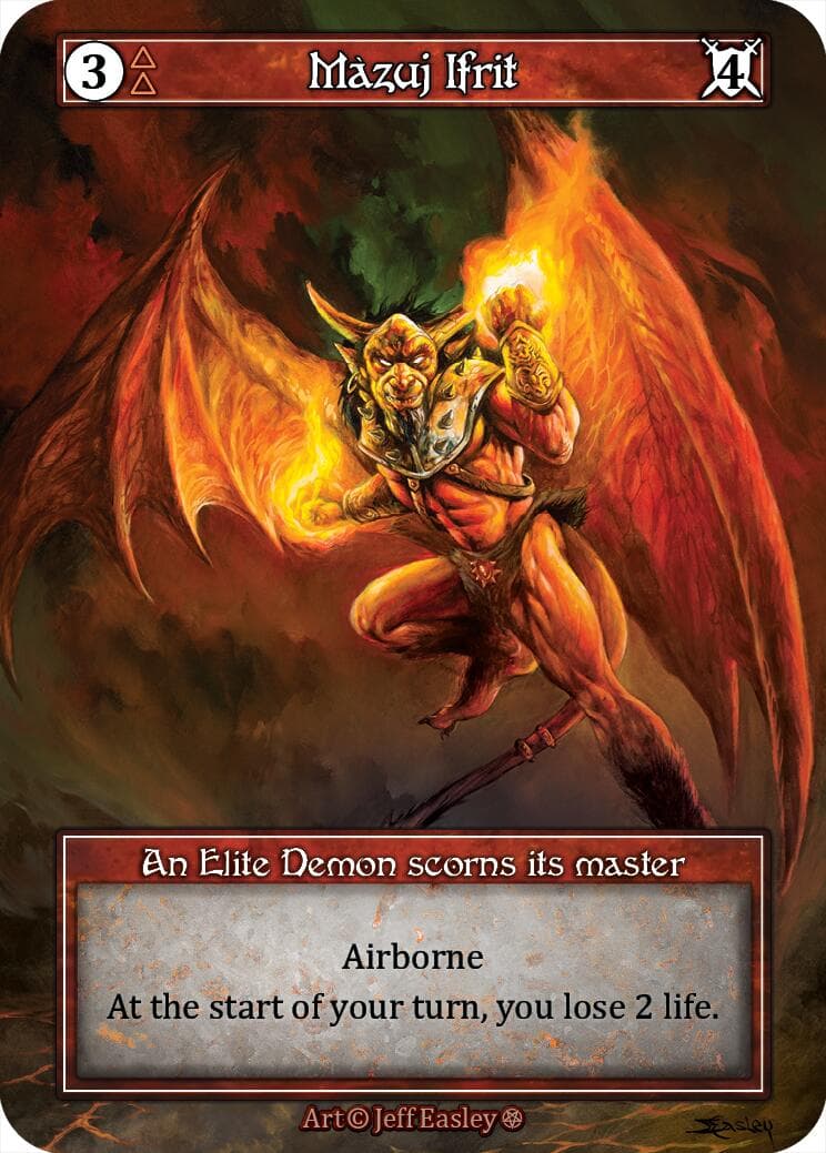 Mazuj Ifrit (Foil) — Gothic card