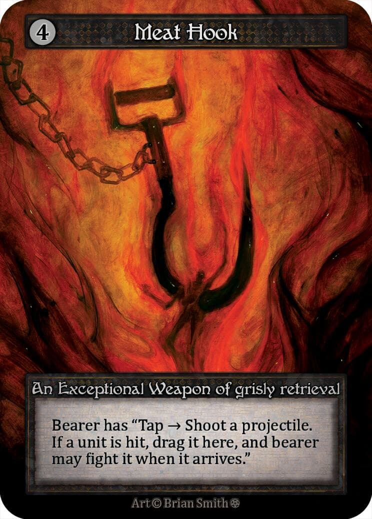Meat Hook — Gothic card