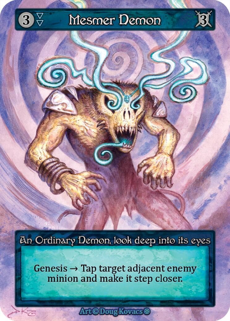 Mesmer Demon — Gothic card