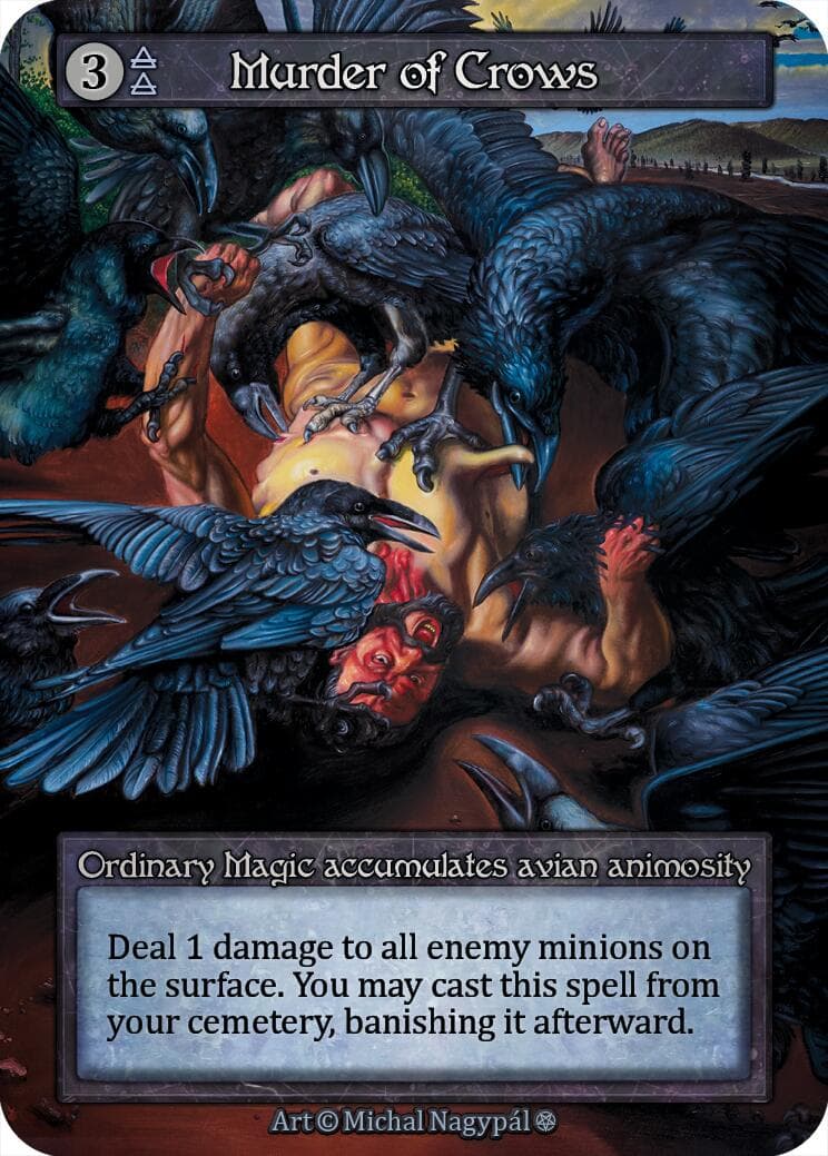 Murder of Crows — Gothic card
