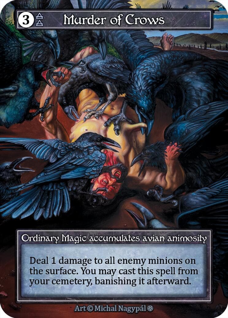Murder of Crows (Foil) — Gothic card