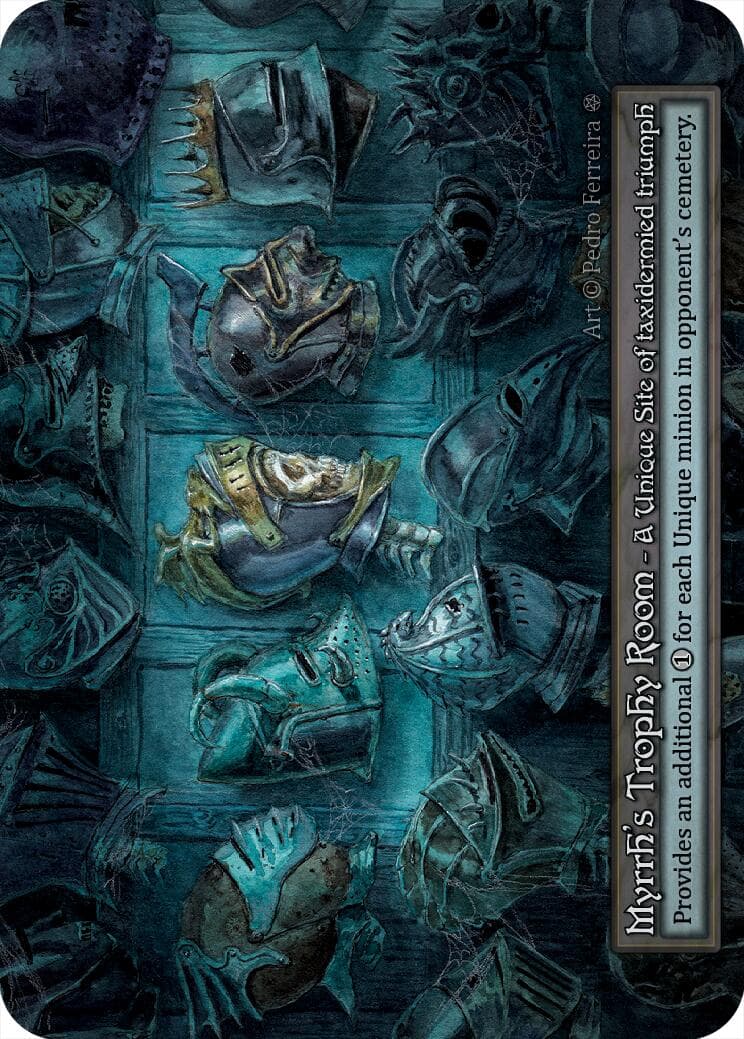 Myrrh's Trophy Room — Gothic card