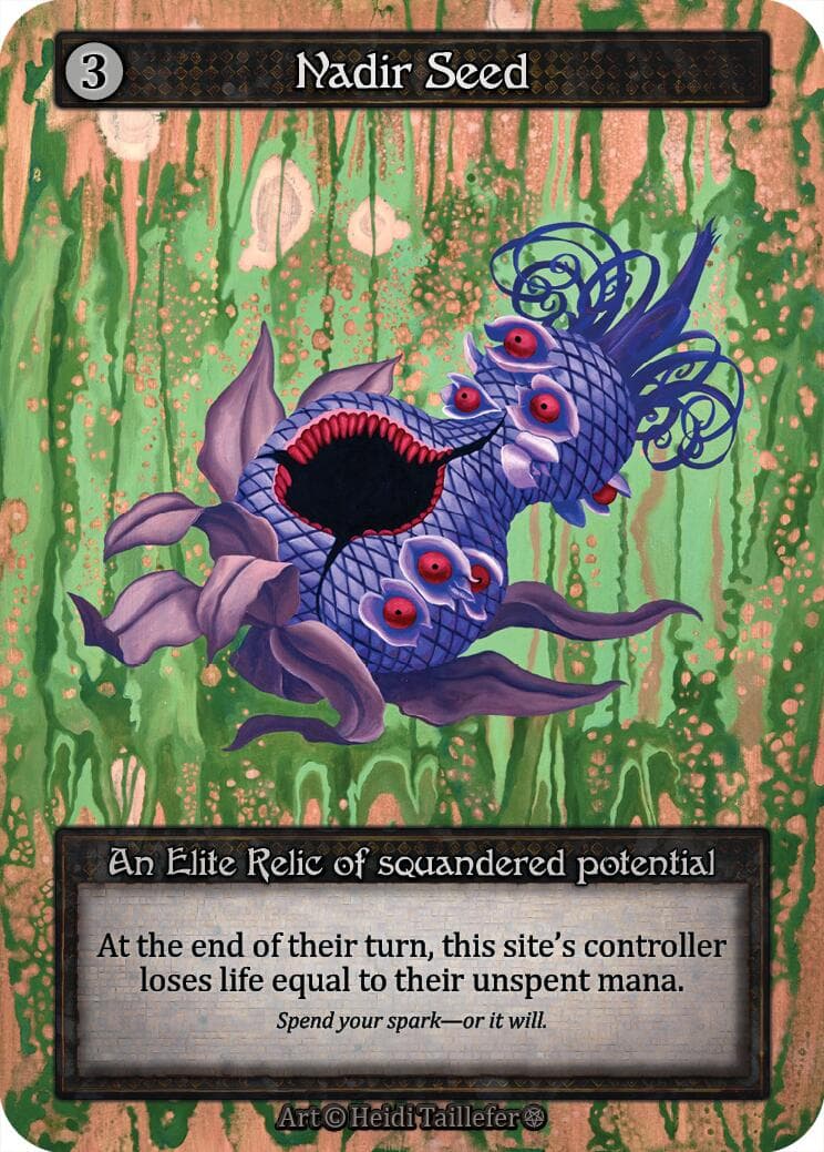Nadir Seed — Gothic card