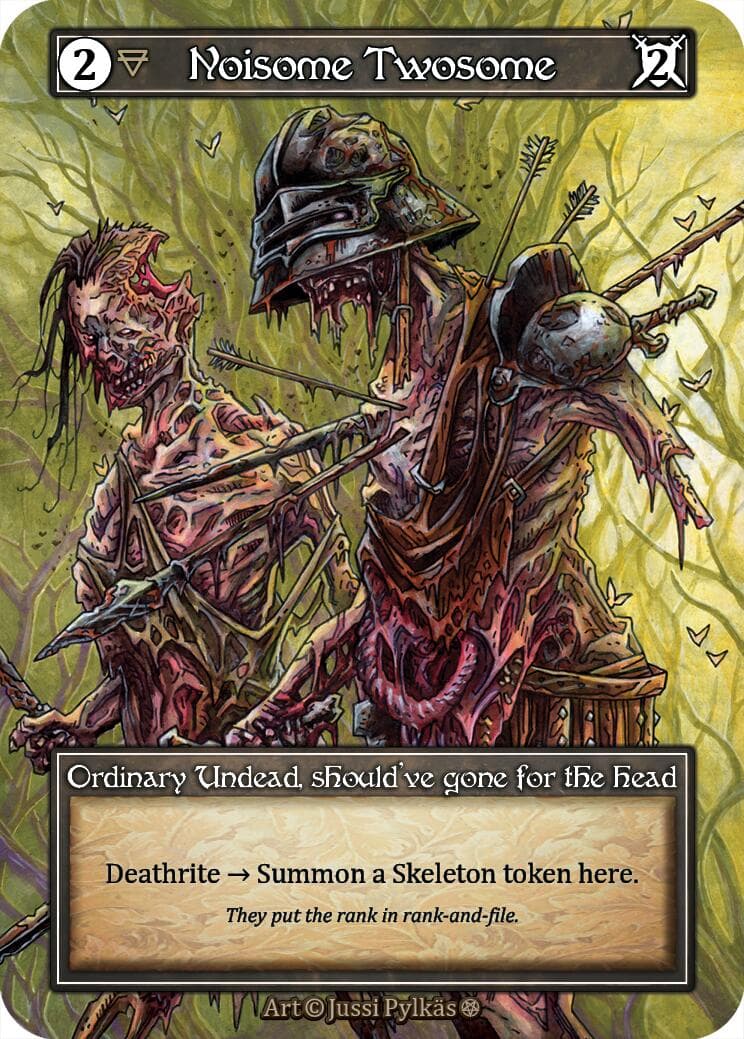 Noisome Twosome (Foil) — Gothic card