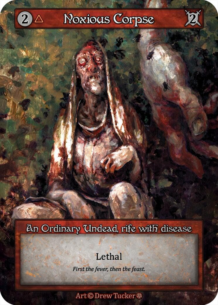 Noxious Corpse — Gothic card
