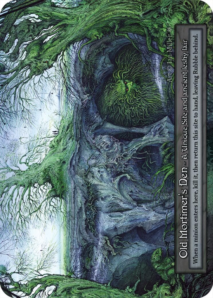 Old Mortimer's Den — Gothic card
