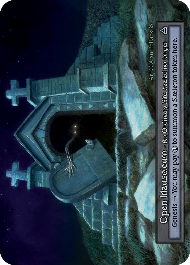 Open Mausoleum — Gothic card