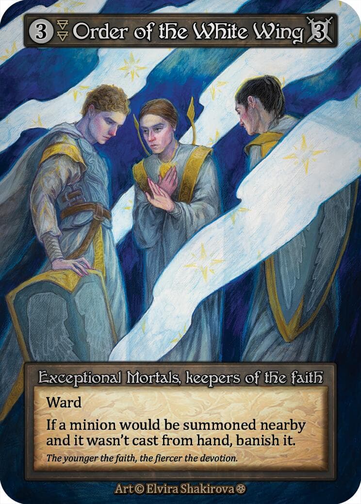 Order of the White Wing — Gothic card