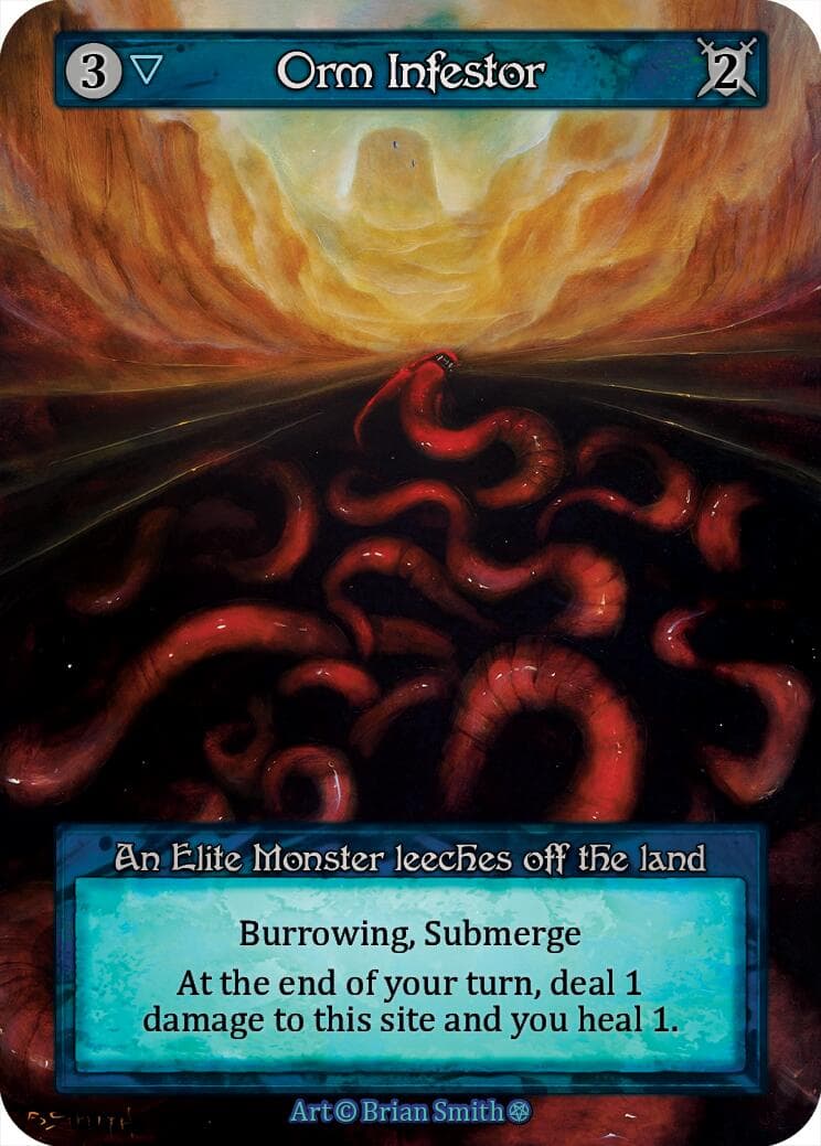 Orm Infestor — Gothic card