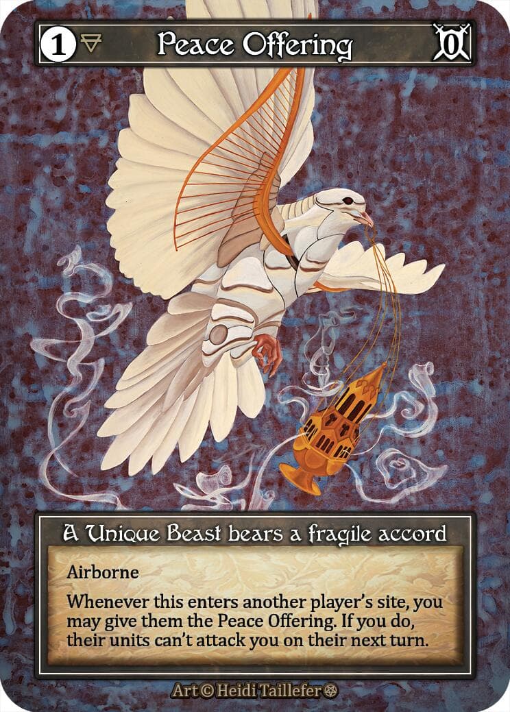 Peace Offering (Foil) — Gothic card