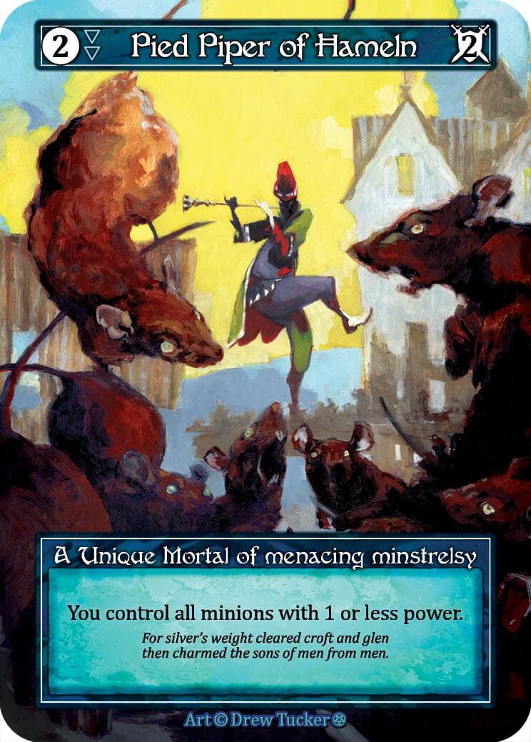 Pied Piper of Hameln (Foil) — Gothic card