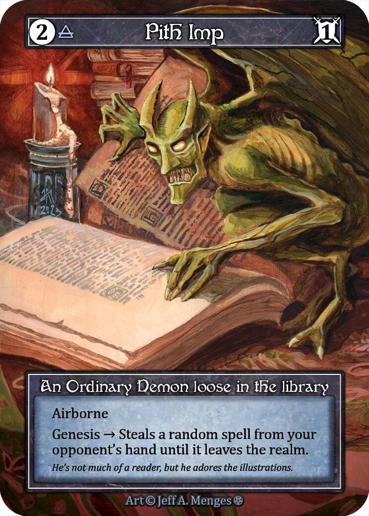 Pith Imp (Foil) — Gothic card