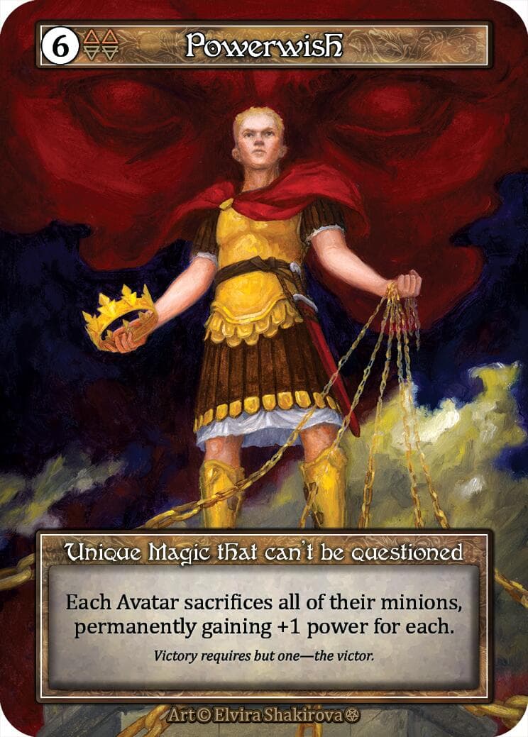 Powerwish (Foil) — Gothic card