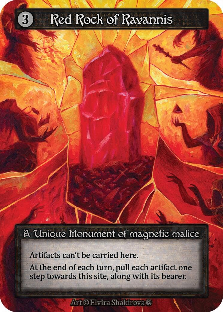 Red Rock of Ravannis — Gothic card