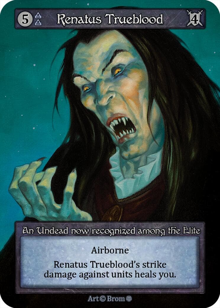 Renatus Trueblood — Gothic card