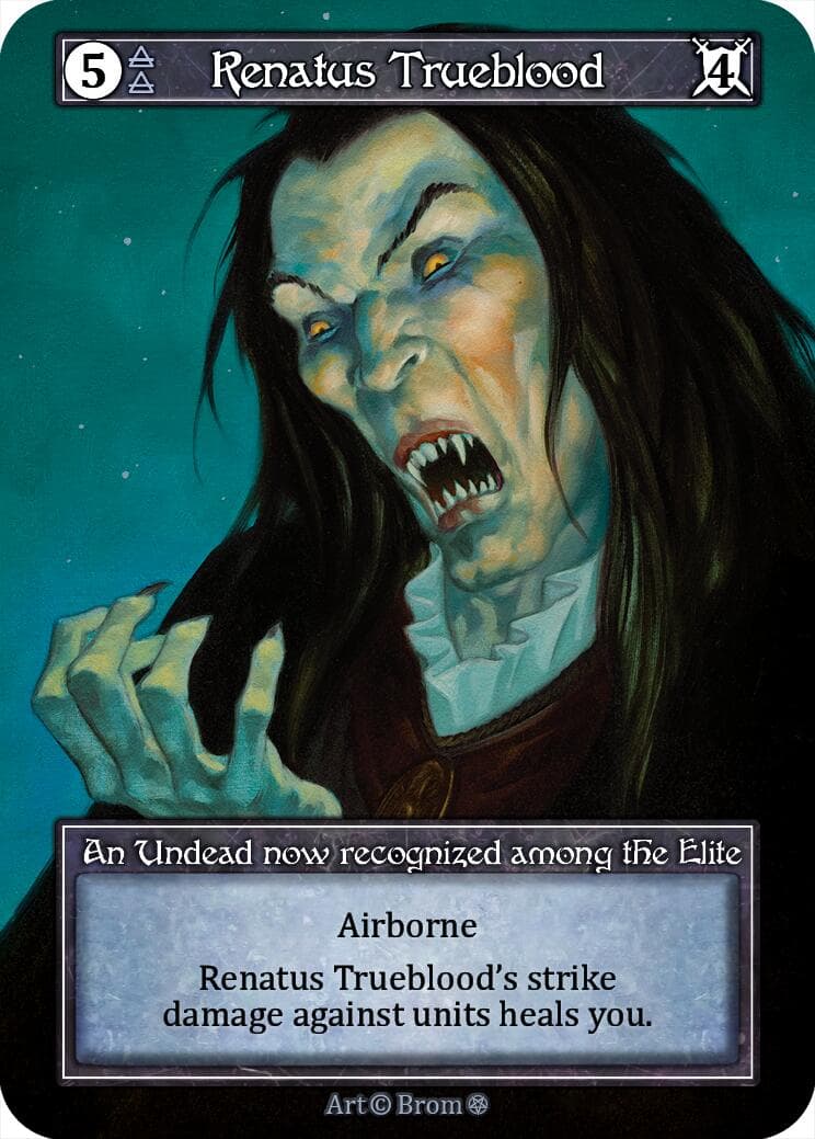 Renatus Trueblood (Foil) — Gothic card