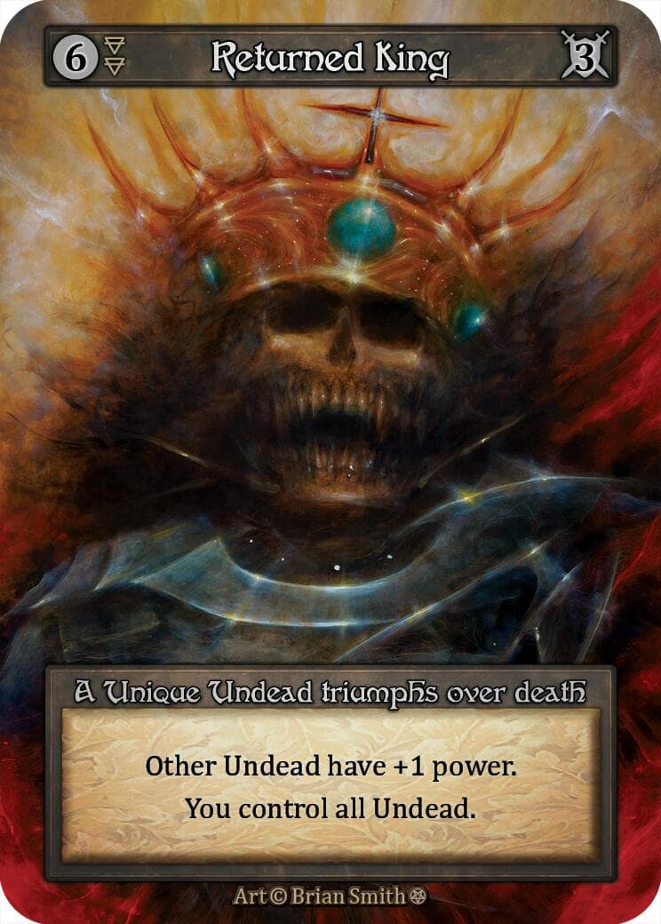 Returned King — Gothic card