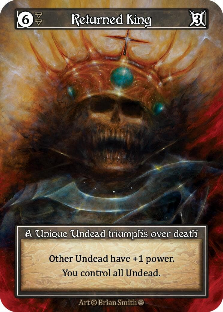 Returned King (Foil) — Gothic card